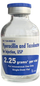 Piperacillin and Tazobactam for Injection, USP 2.25 g